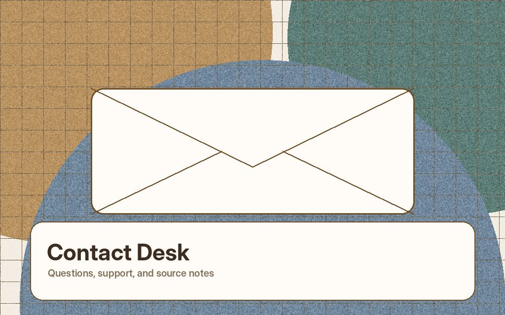 Image éditoriale pour contact desk sur La Grande Commission.